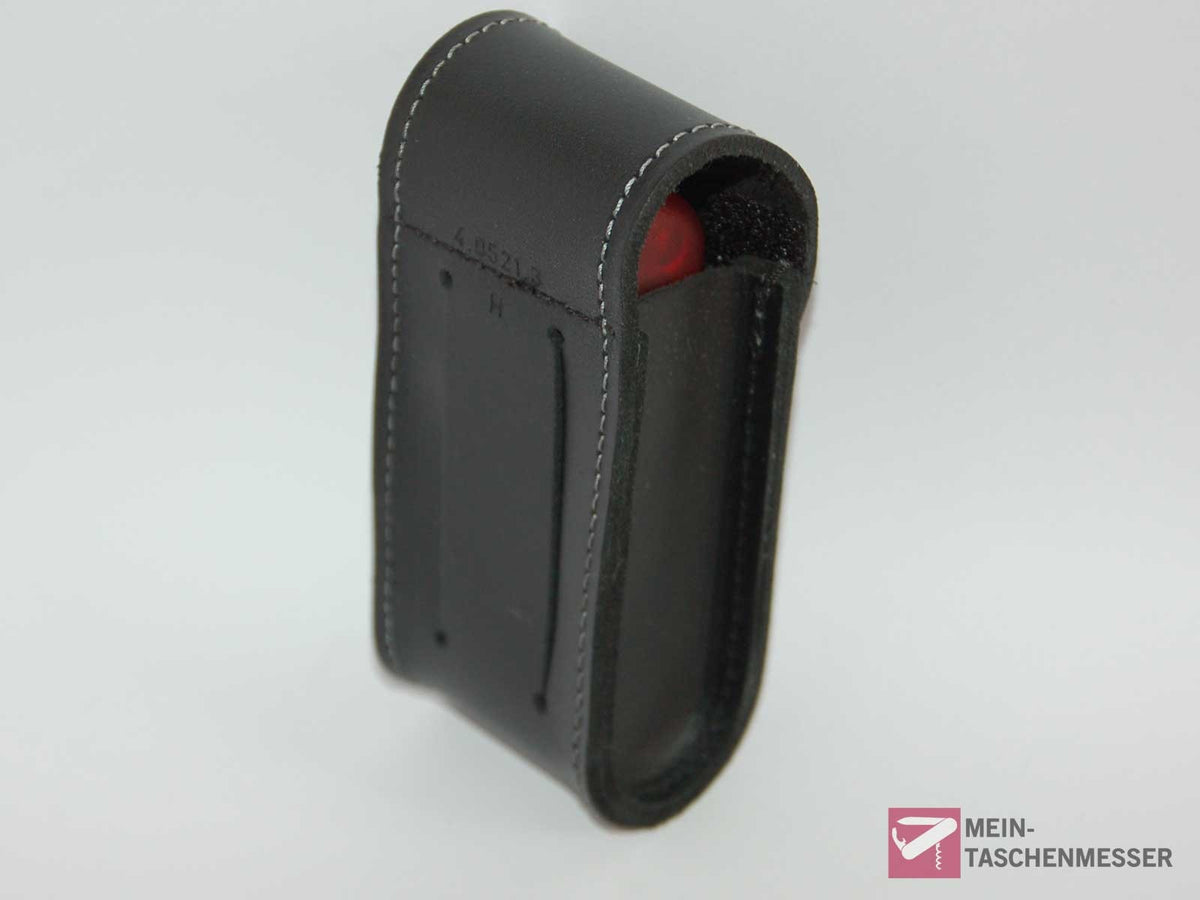 Leder-Etui schwarz bis 7 Lagen