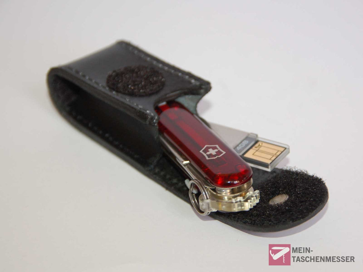 Leder-Etui schwarz für große Classic-Messer