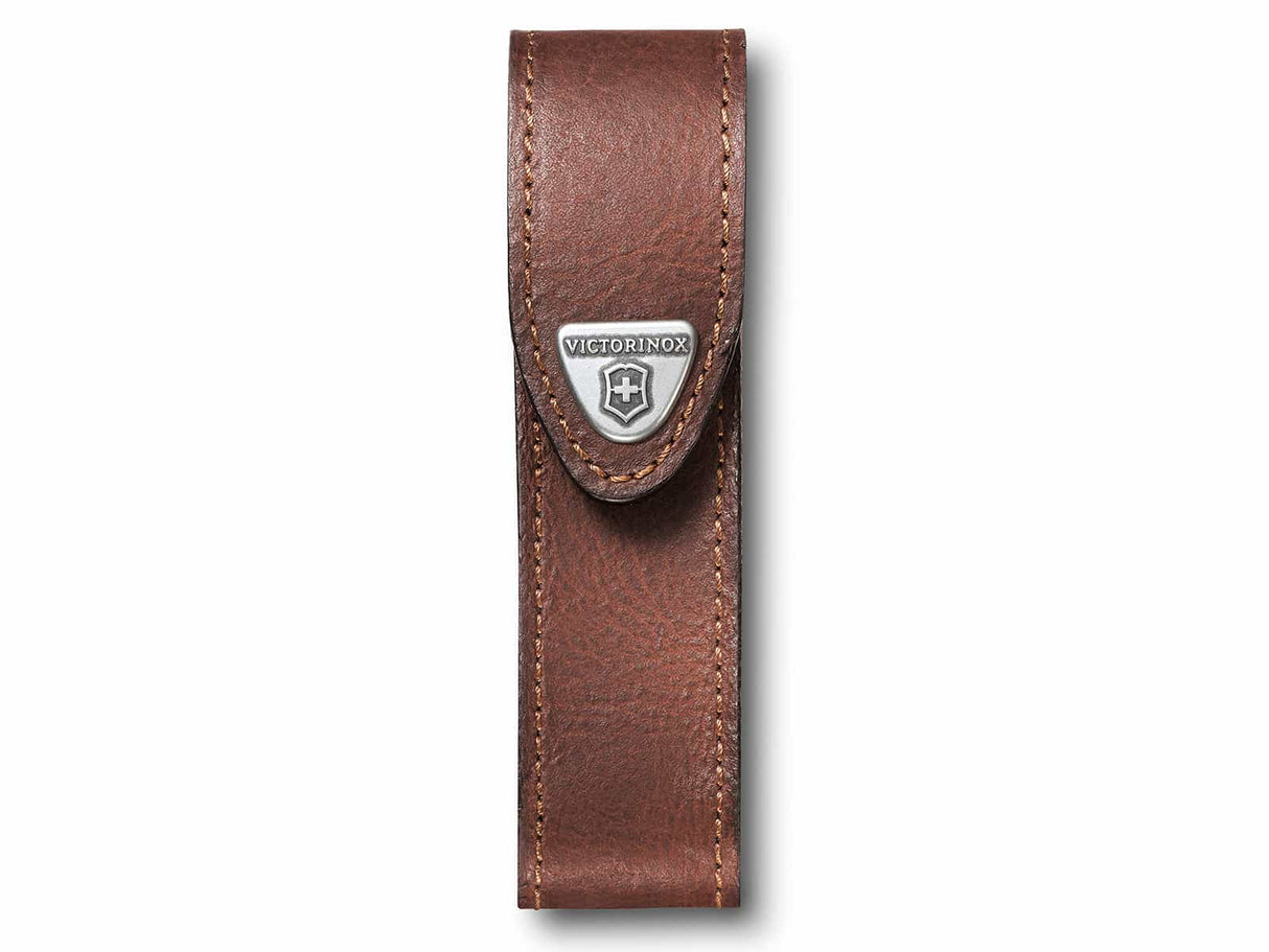 Etui Leder braun für Feststellmesser bis 2 Lagen