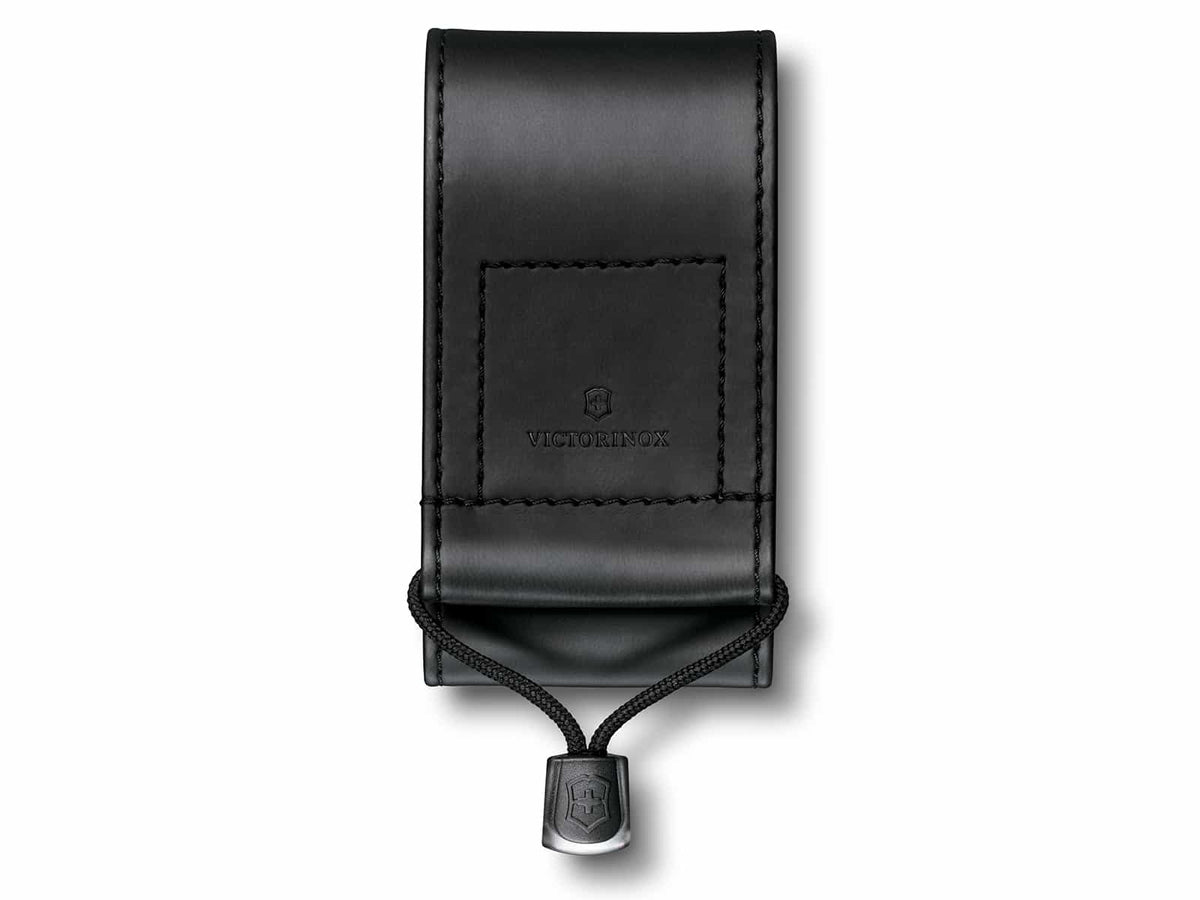 Kunstleder-Etui breit in schwarz