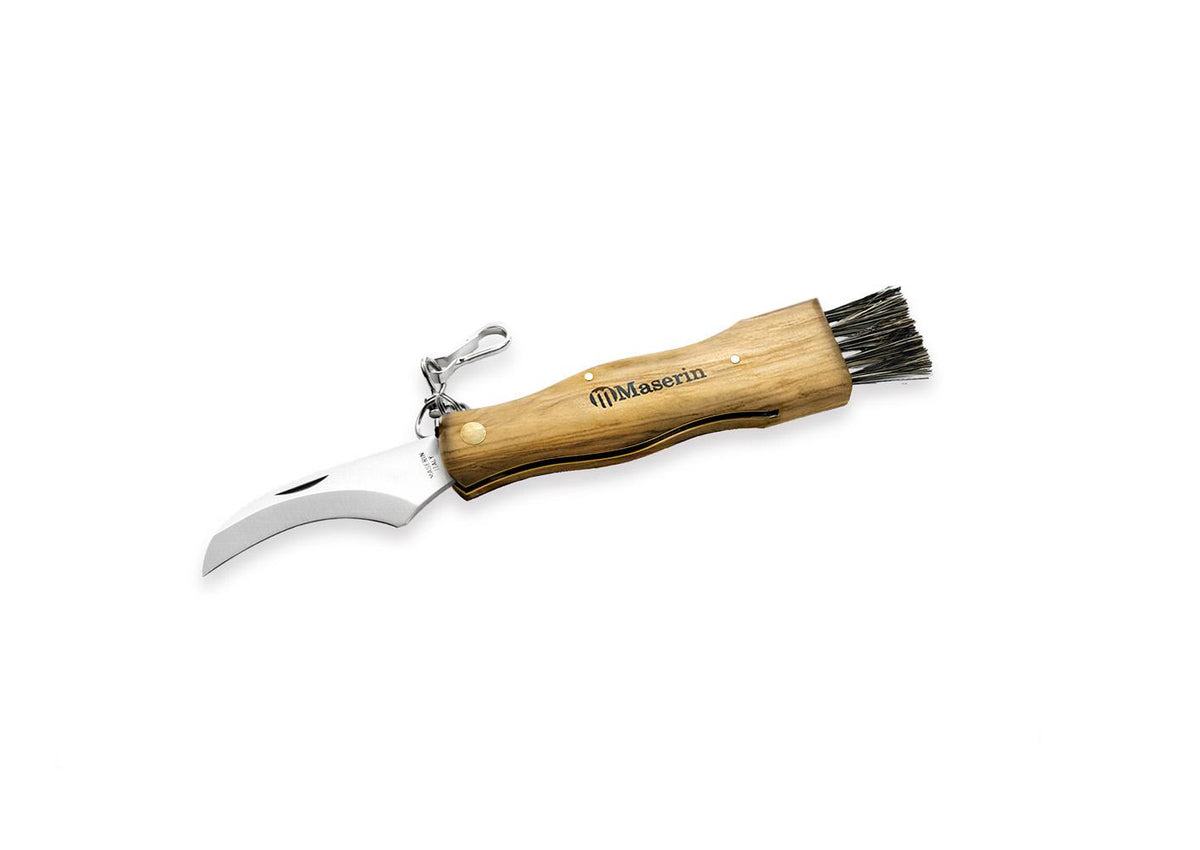 Maserin - Pilzmesser 800 aus Olivenholzgriff