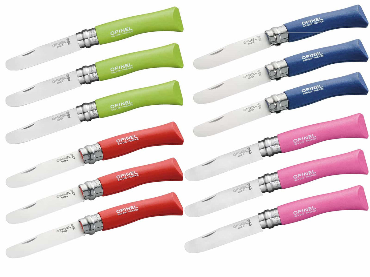 Opinel Kindermesser 12er Set- gemischte Farben