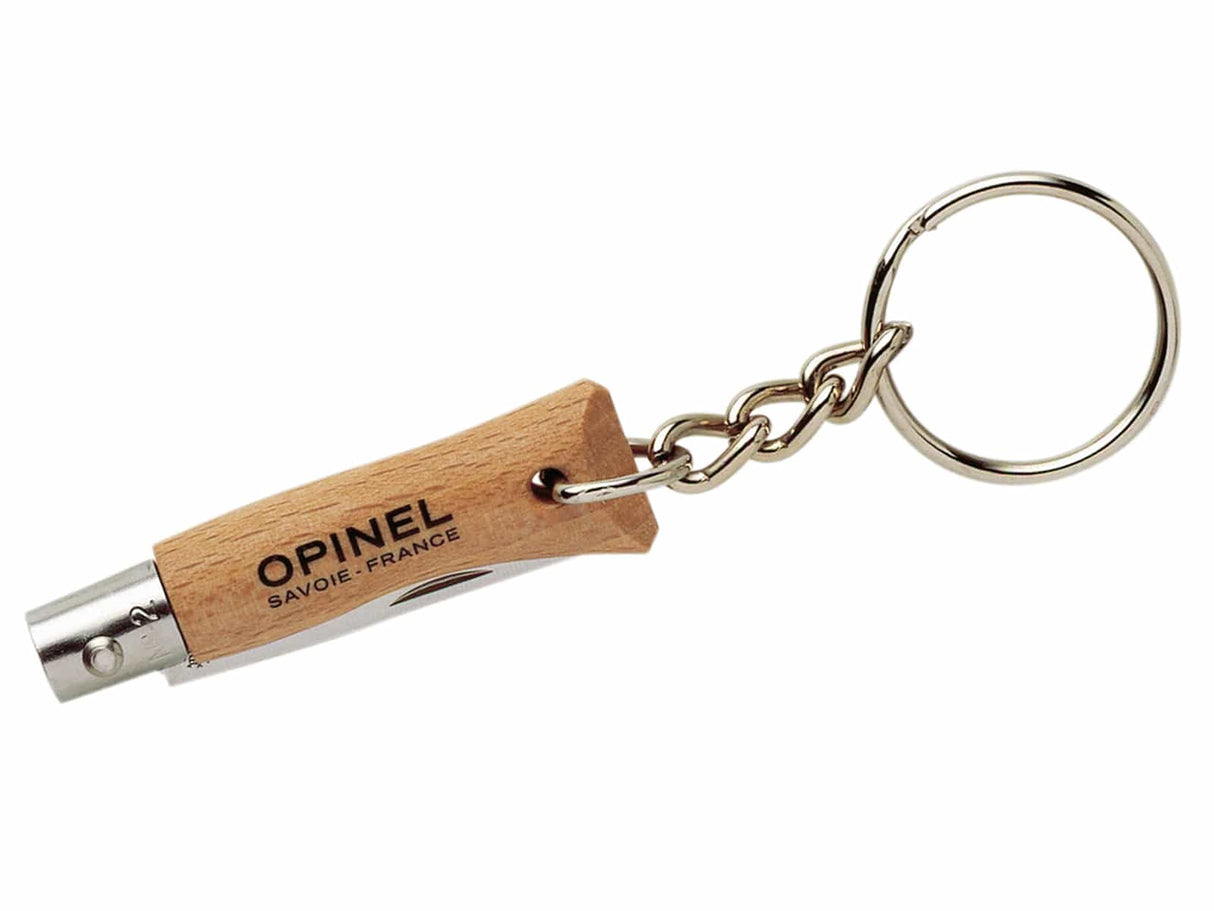 Opinel-Messer, Größe 2, rostfrei, mit Anhänger
