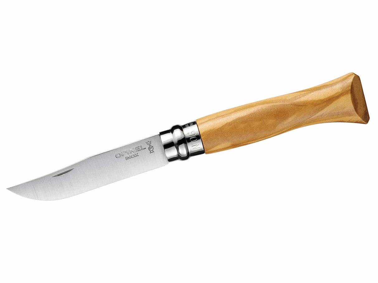 Opinel-Messer, Größe 6, Olivenholz, rostfrei