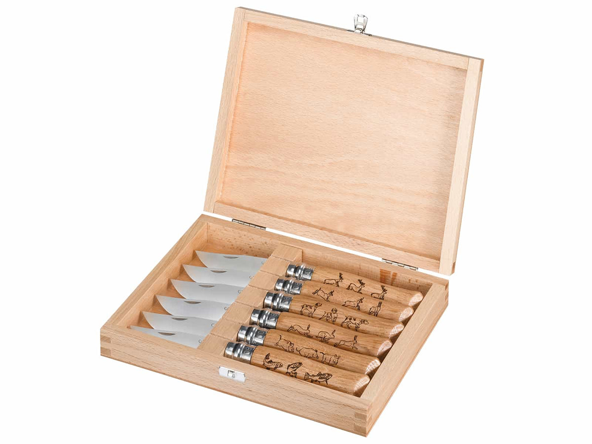Opinel-Messer, Größe 8, Animalia-Kollektion