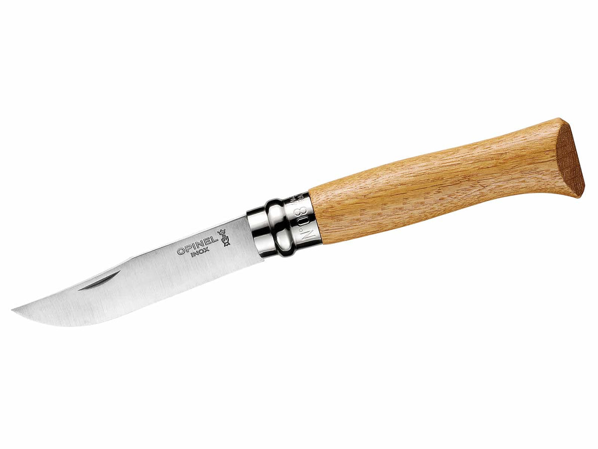Opinel-Messer, Größe 8, Eichenholz, rostfrei