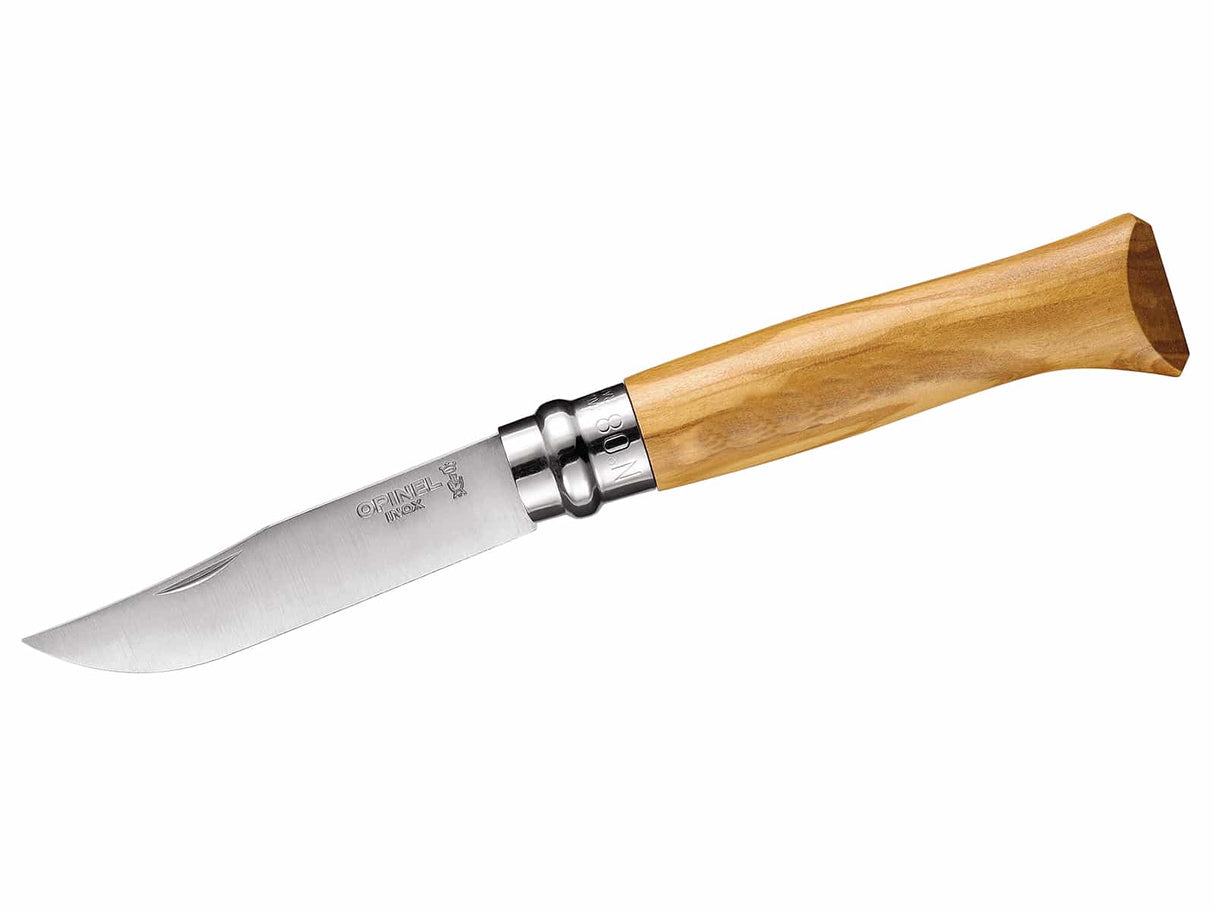 Opinel-Messer, Größe 8, Olivenholz, rostfrei