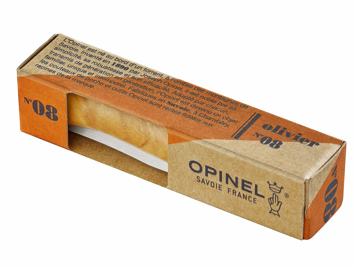 Opinel-Messer, Größe 8, Olivenholz, rostfrei
