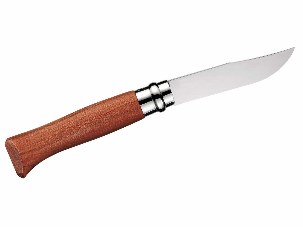 Opinel-Messer, Größe 8, Padouk-Holz, rostfrei