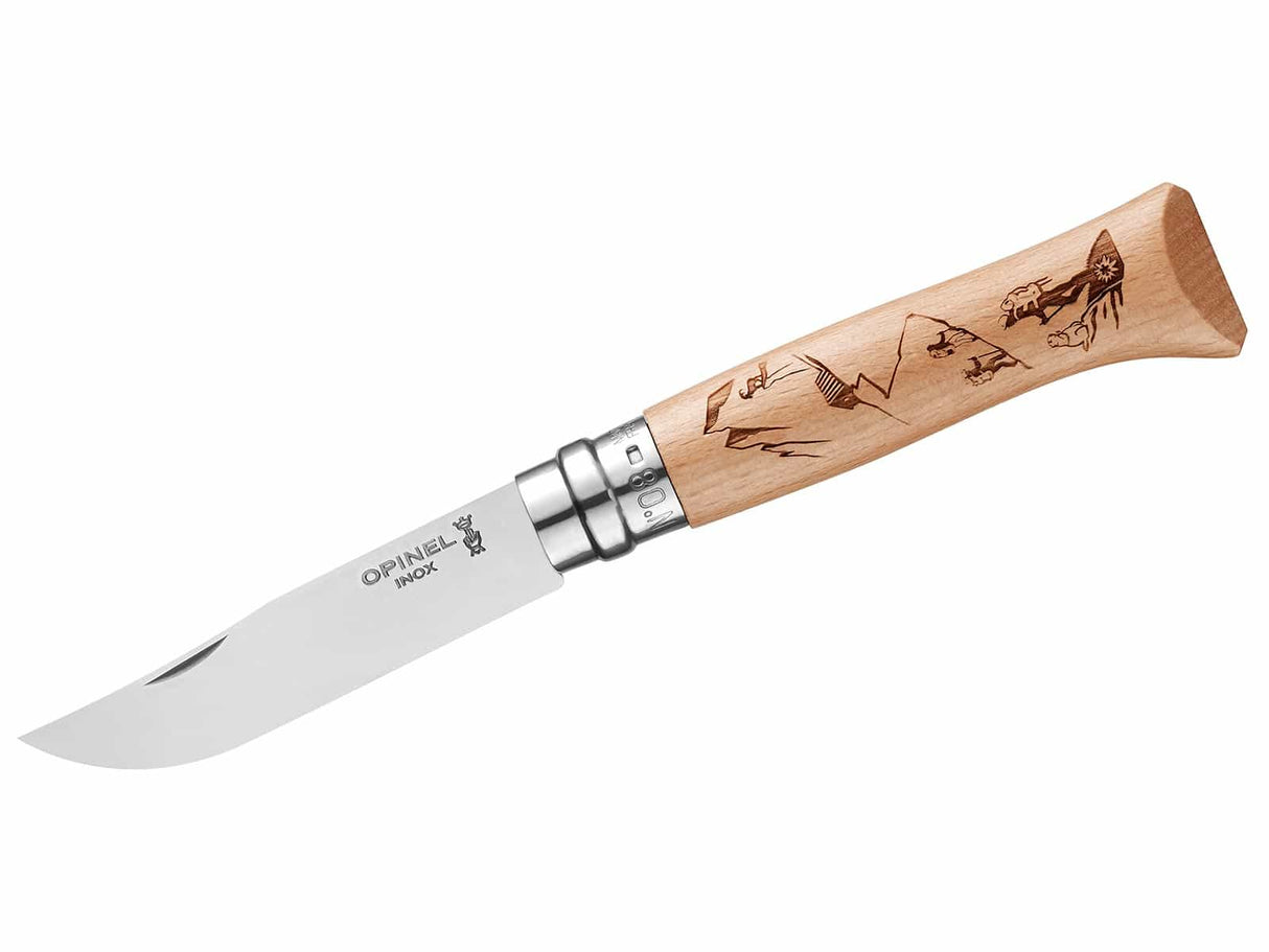 Opinel Messer Größe 8 Gravure RANDO
