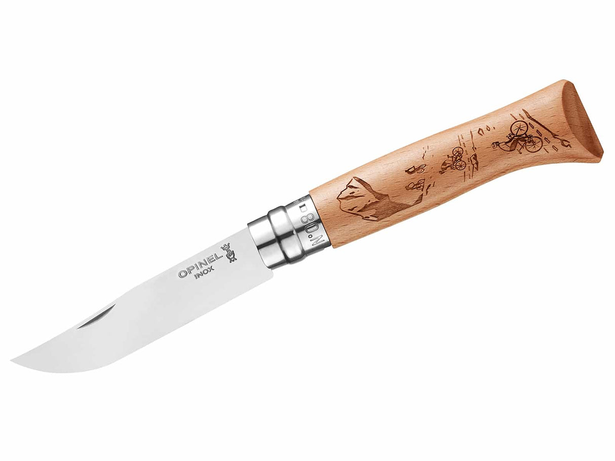 Opinel Messer Größe 8 Gravure VELO