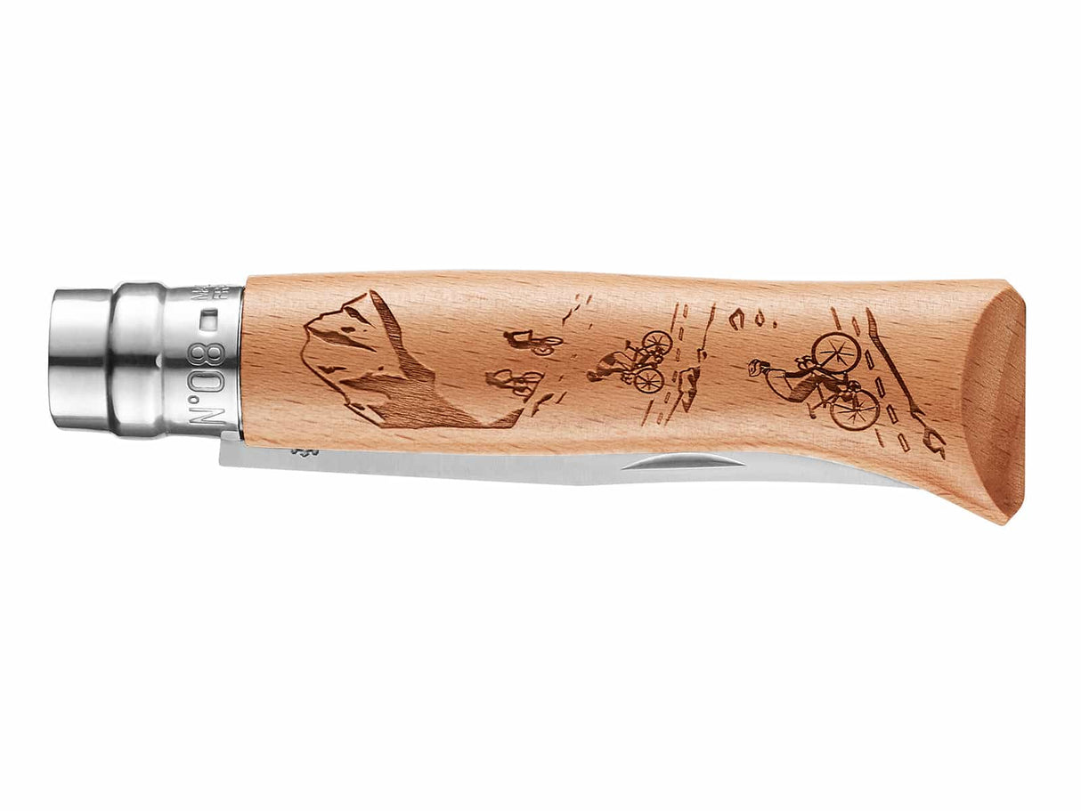 Opinel Messer Größe 8 Gravure VELO