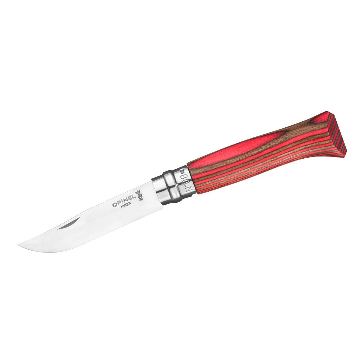 Opinel Taschenmesser Birke rot