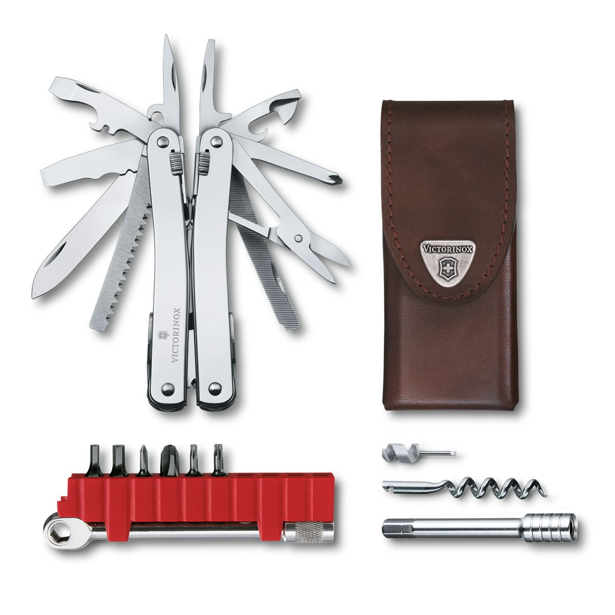 Swiss Tool Spirit X Plus Ratchet mit Etui Ihrer Wahl