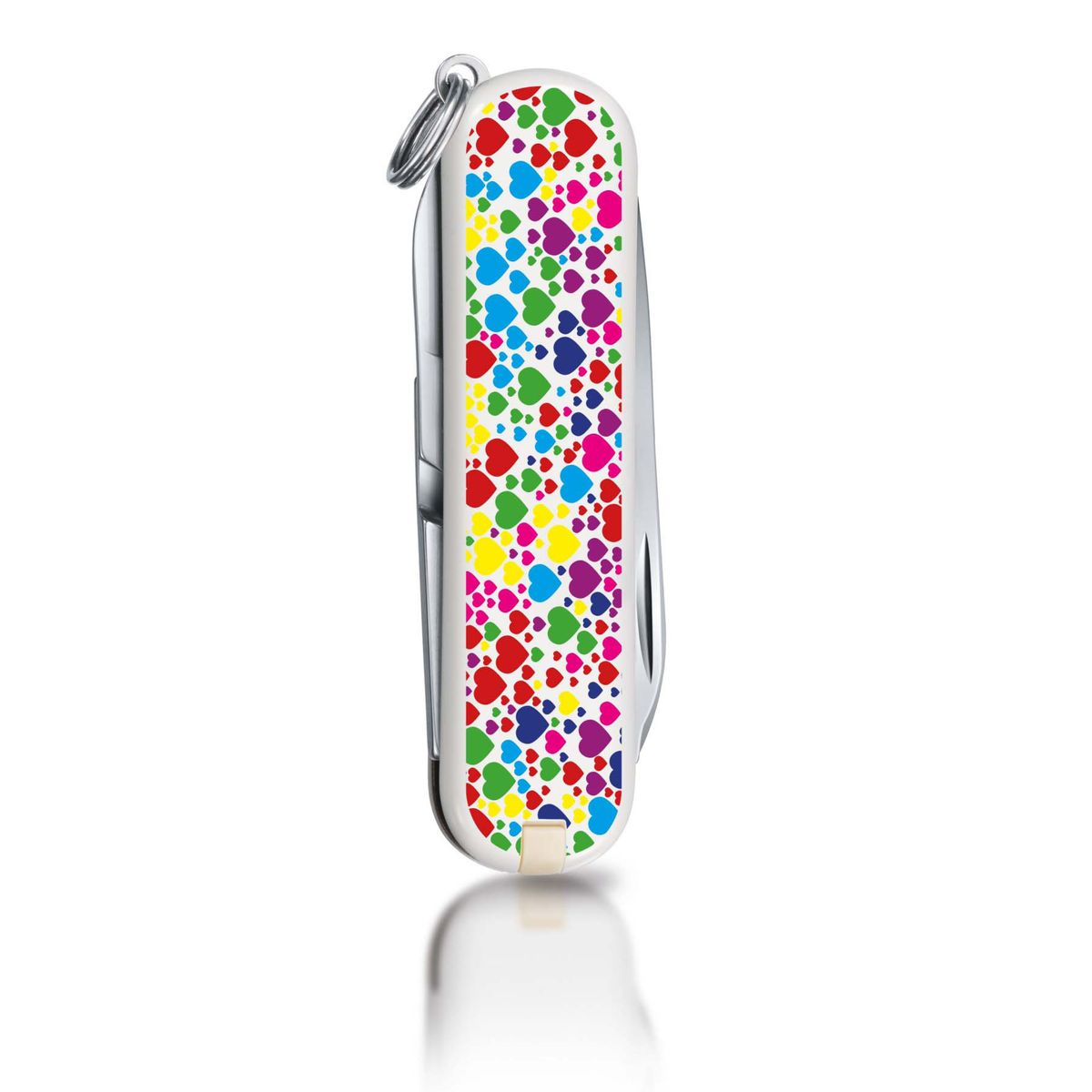 Victorinox Classic SD regenbogenfarbene Herzen by MTM