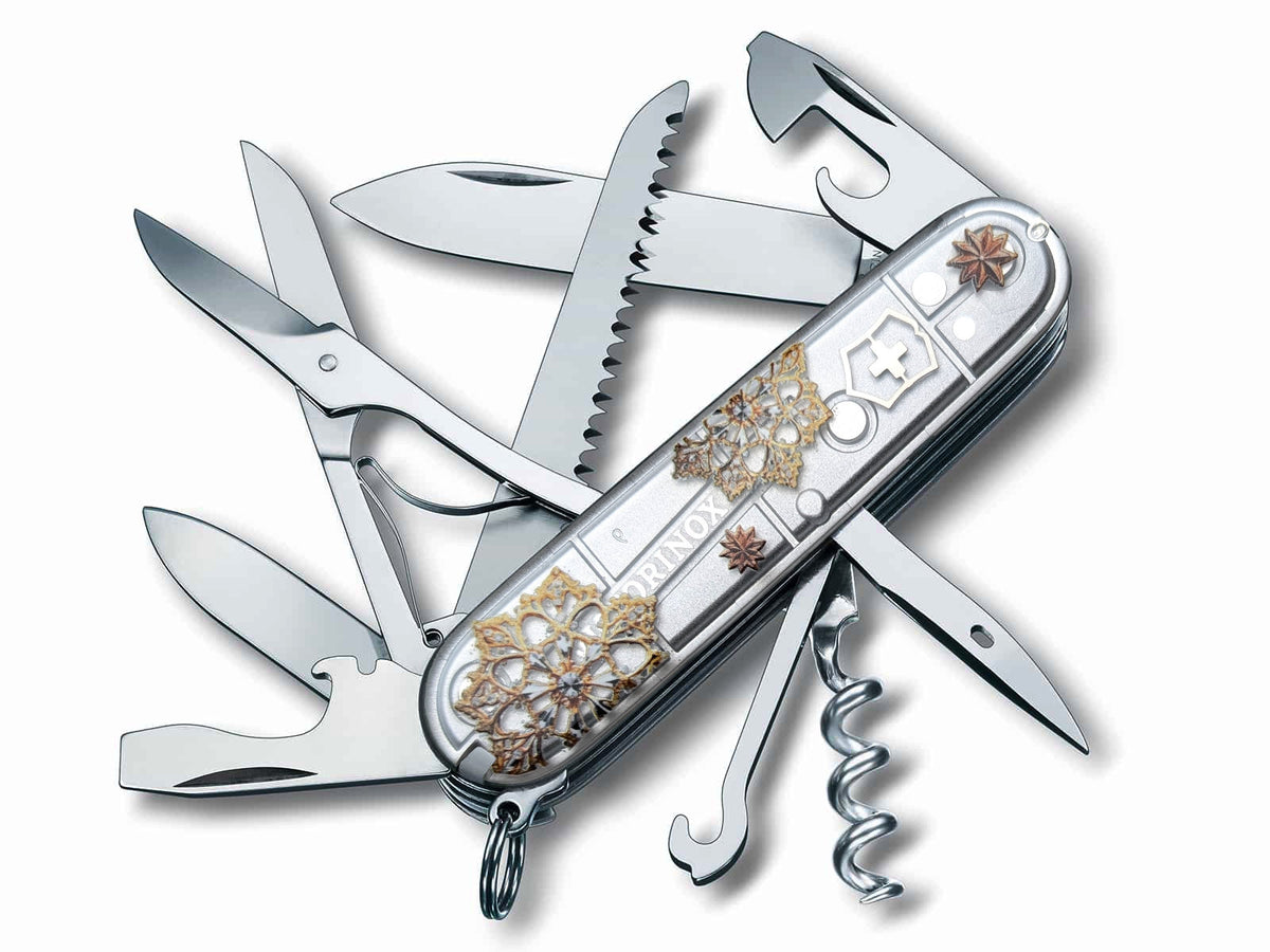 Victorinox Huntsman Silvertech goldene Weihnachten by MTM