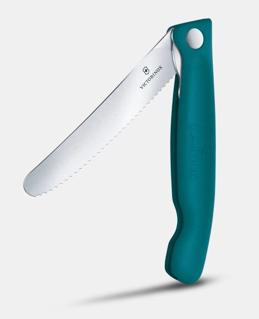 Victorinox Swiss Classic Faltbares Picknick Messer mit Wellenschliff
