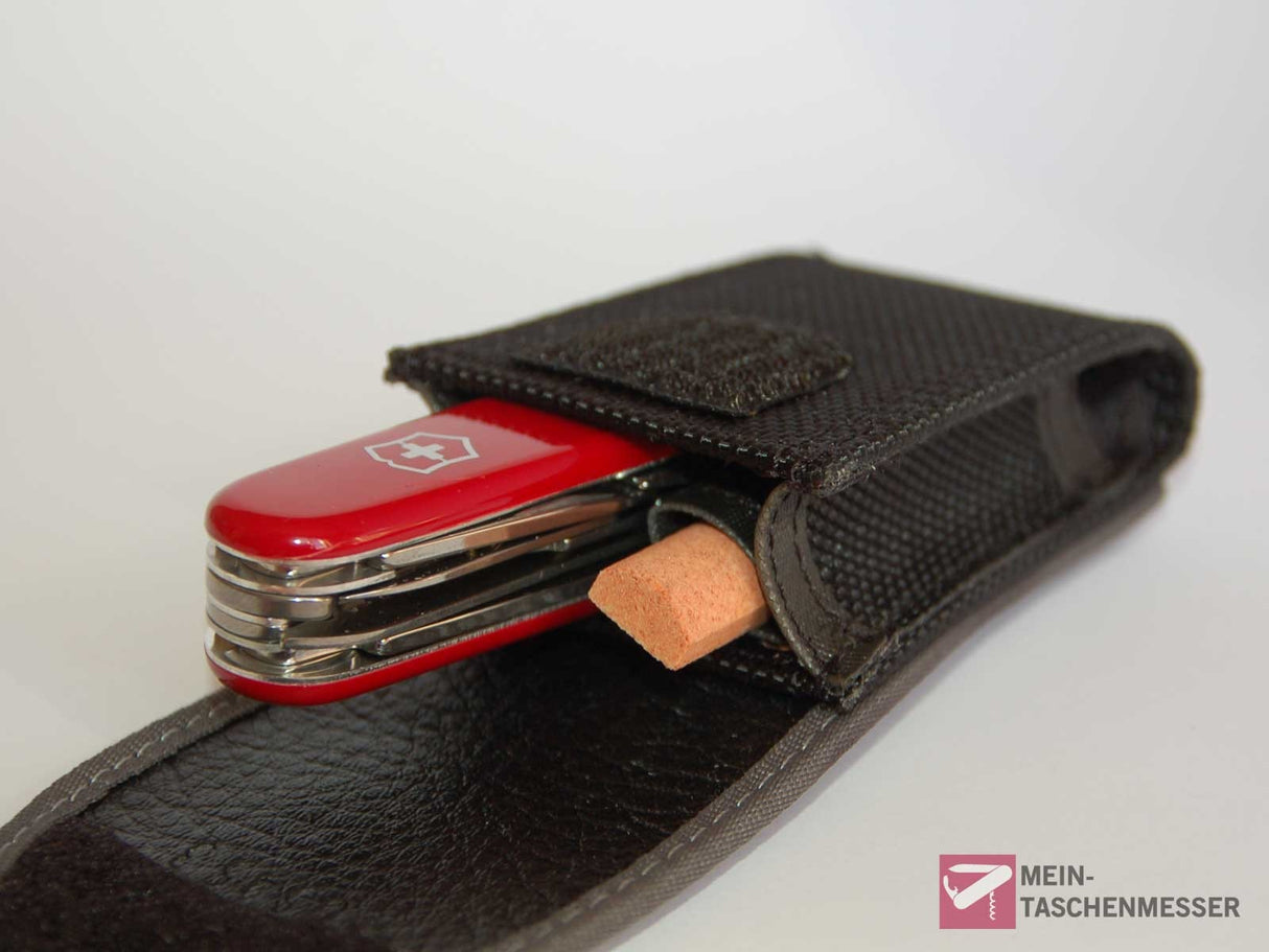 Nylon-Etui mit Innenfach für große Offiziersmesser