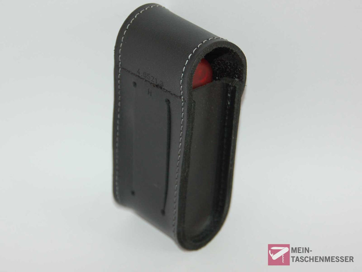 Leder-Etui schwarz bis 7 Lagen
