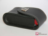 Leder-Etui schwarz bis 7 Lagen
