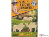 Schnitzholz von KIDS AT WORK Wildtiere 2 groß