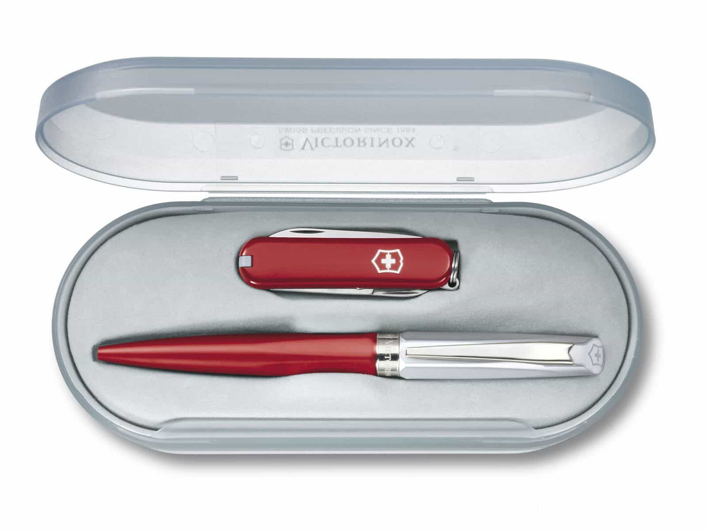 Classic und Kugelschreiber, rot Tinte schwarz