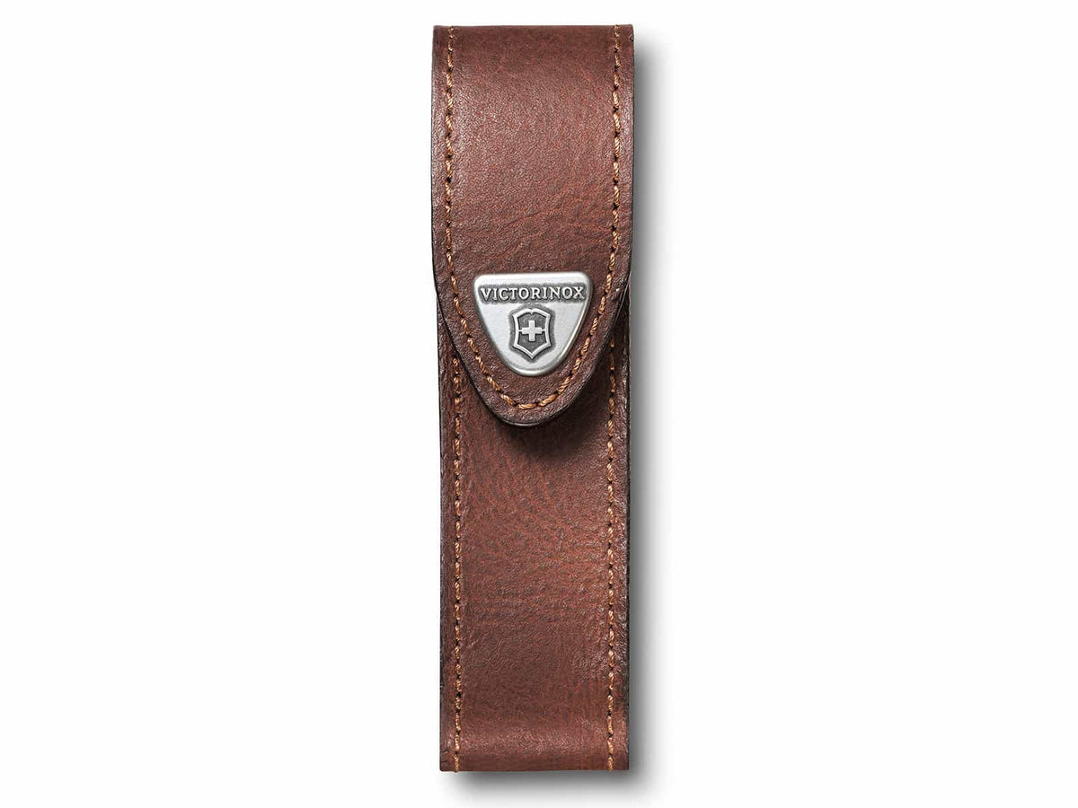 Etui Leder braun für Feststellmesser bis 2 Lagen