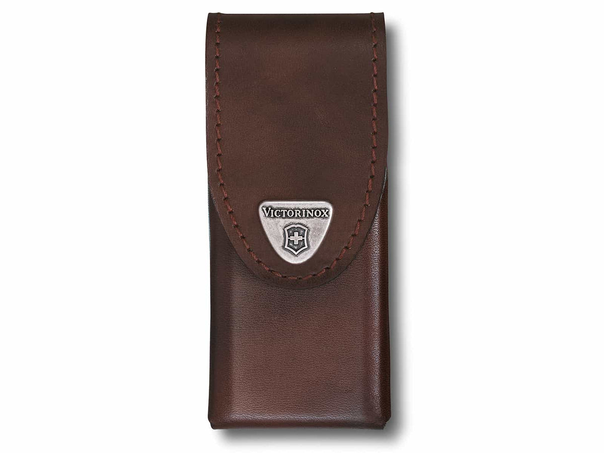 Leder-Gürteletui in braun