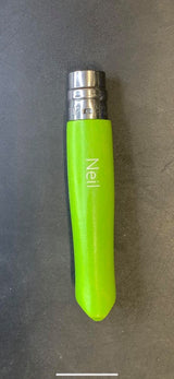 Opinel Kindermesser als Geschenkset mit blauer Gürteltasche