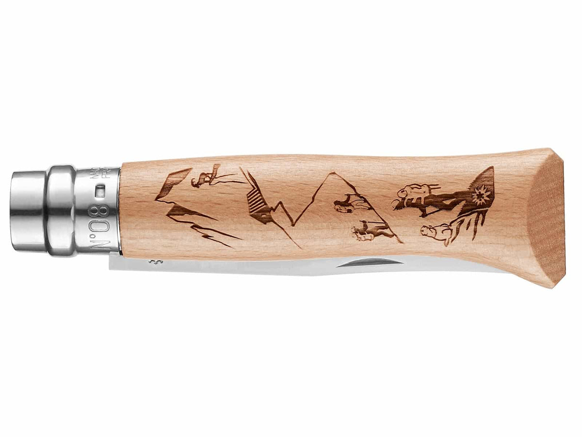 Opinel Messer Größe 8 Gravure RANDO