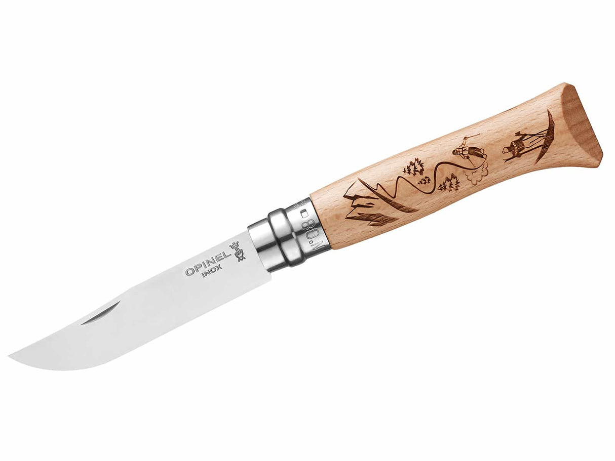 Opinel Messer Größe 8 Gravure SKI