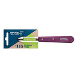 Schälmesser No 115, rostfrei, Buche, violett,