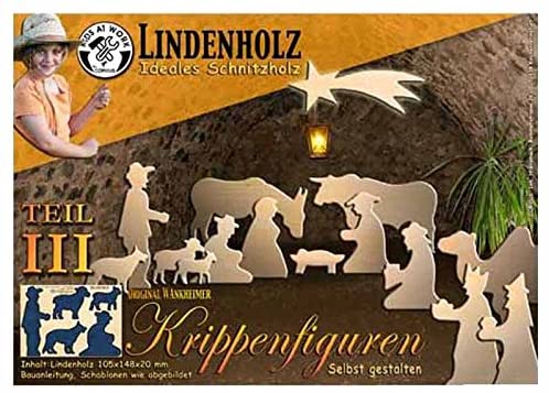 Schnitzholz Krippe Teil 3 Hirten