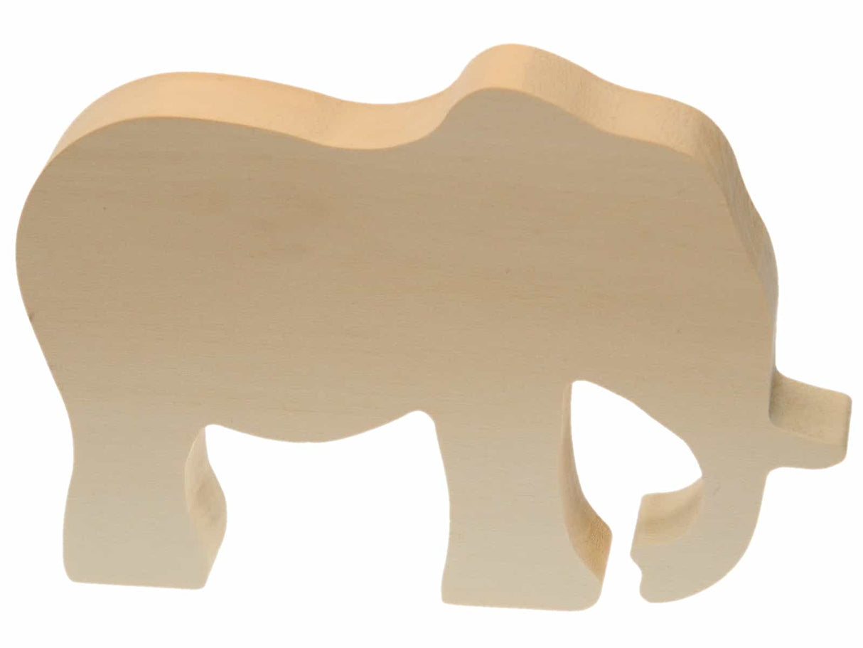 Schnitzrohling Elefant