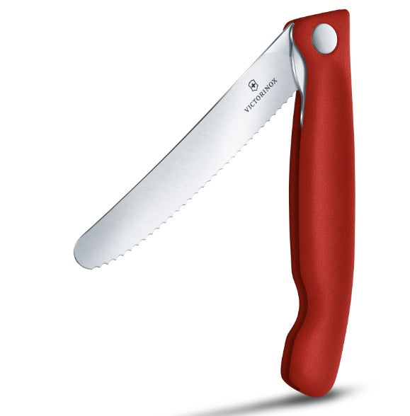 Swiss Classic Set aus faltbarem Gemüsemesser und Epicurean Schneidebrett