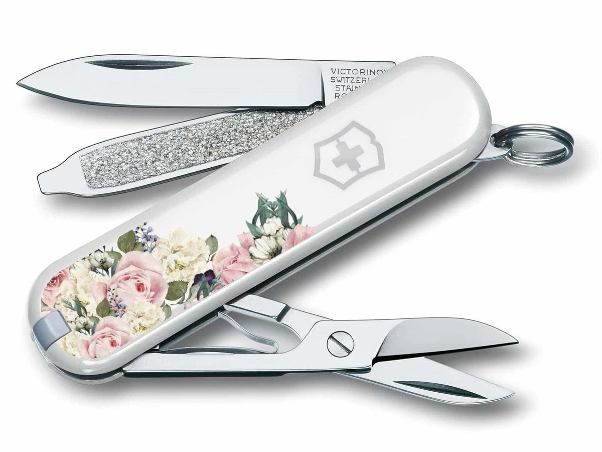 Victorinox Classic SD mit zarter Rose by MTM