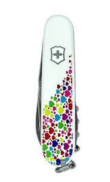 Victorinox Spartan mit regenbogenfarbene Herzen by MTM