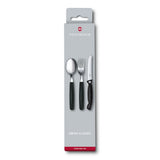 Victorinox Swiss Classic Besteck-Set 3-teilig schwarz