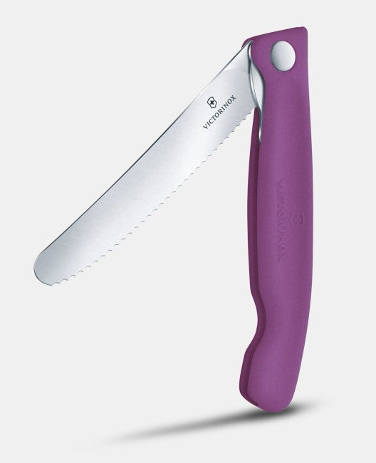 Victorinox Swiss Classic Faltbares Picknick Messer mit Wellenschliff