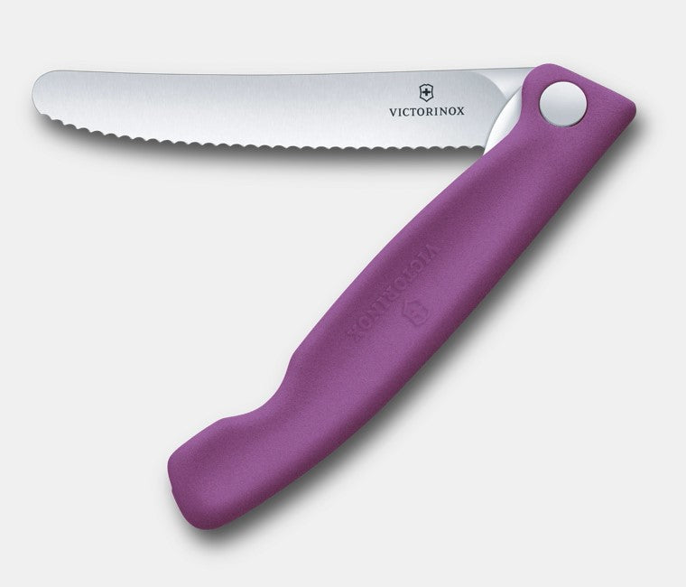 Victorinox Swiss Classic Faltbares Picknick Messer mit Wellenschliff