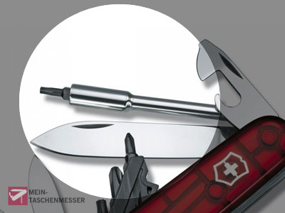 Taschenmesser Bithalter