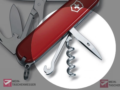 Taschenmesser Korkenzieher