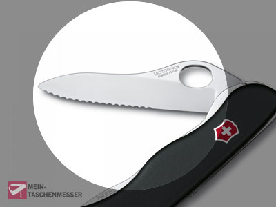 Victorinox Einhand-Feststellklinge mit 2/3 Wellenschliff